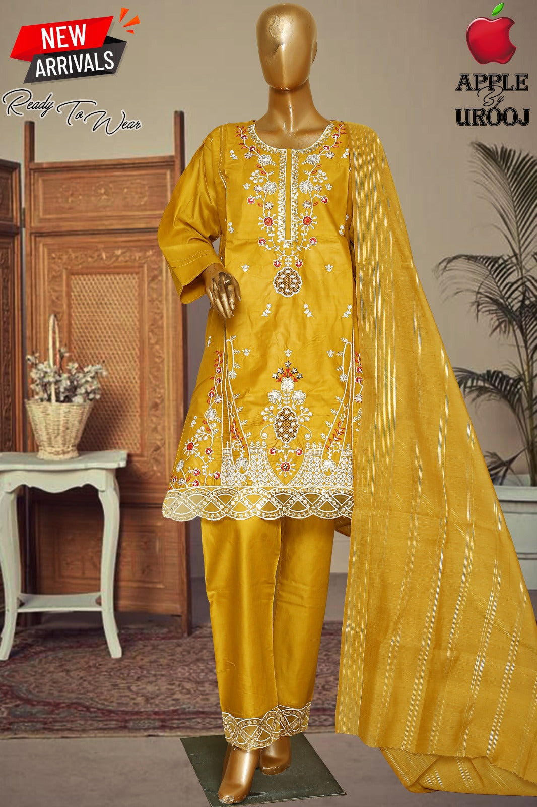 Lawn 3 Piece Suit